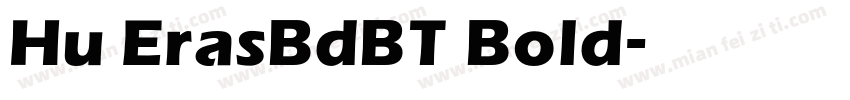 Hu ErasBdBT Bold字体转换